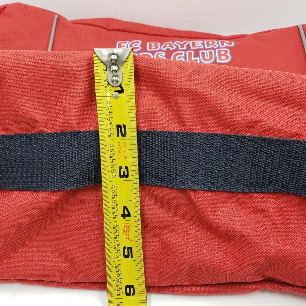 Bayern Munich Kids Club Training Gym Duffle Bag Red Soccer FC Bayern Munchen Yth